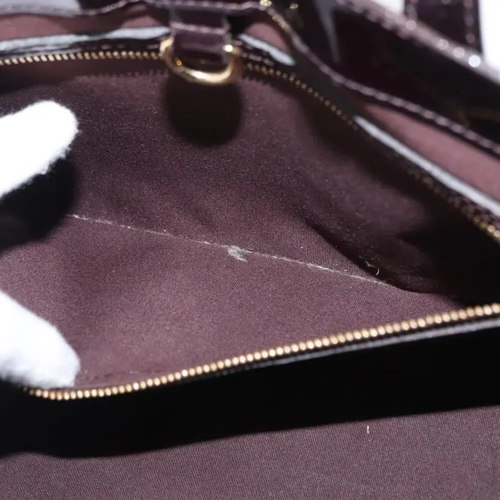 Louis Vuitton Monogram Vernis Wilshire PM Bag Amarante Purple